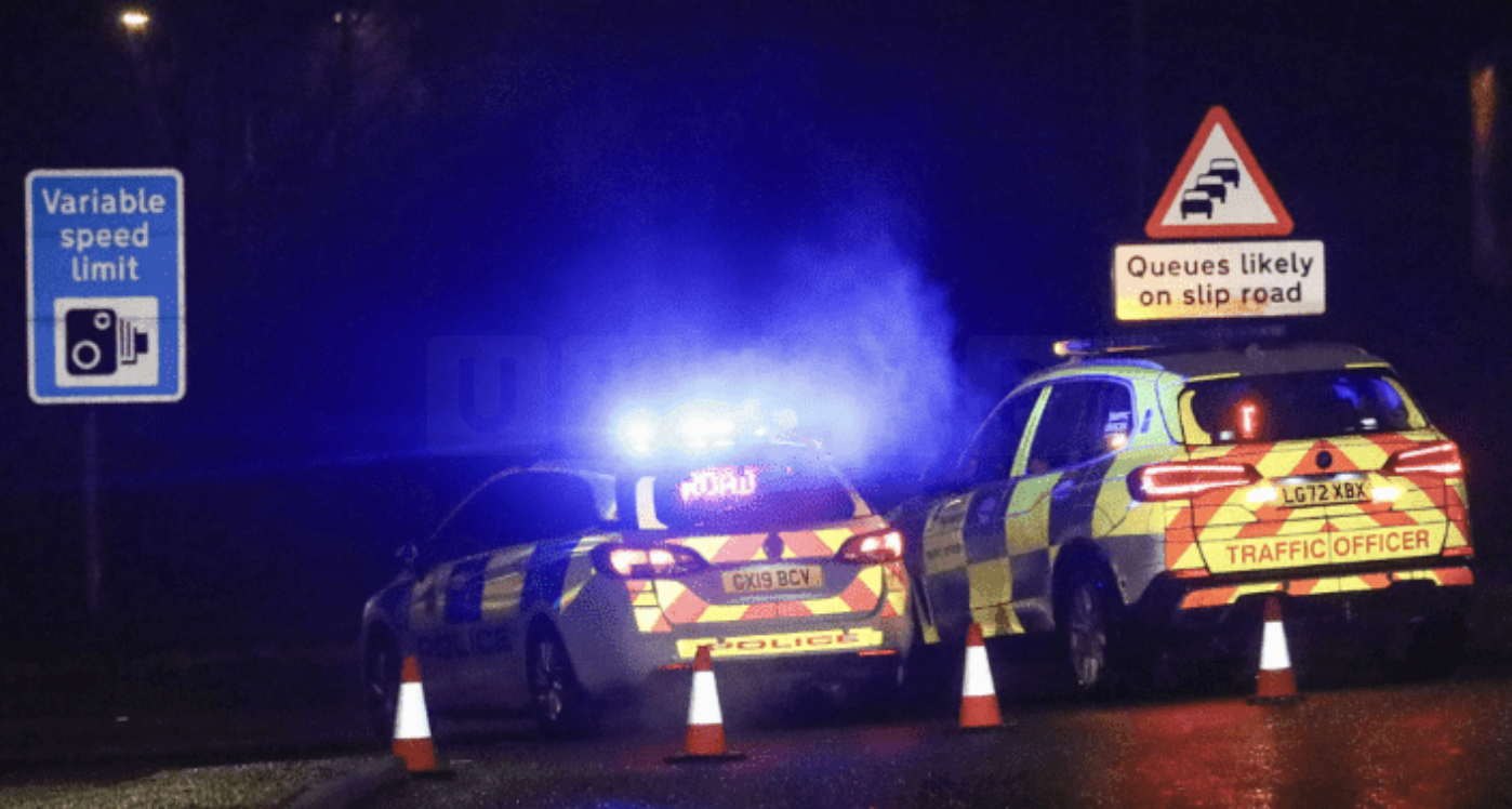 Metropolitan Police Officer More Than Double the Alcohol Limit Caught Driving Erratically on M25