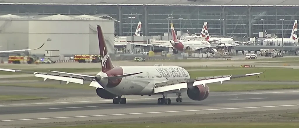 Virgin Atlantic Flight Returns back to London Heathrow following Nosewheel Issues