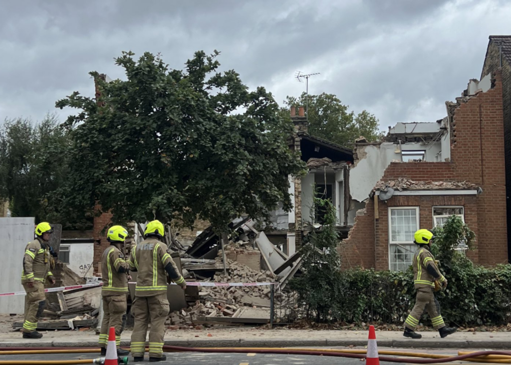 Two Houses in Richmond Collapse Amid Possible Gas Leak Probe