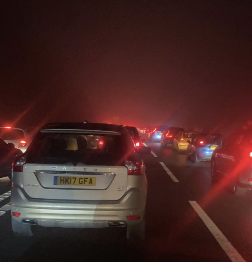 M3 Eastbound Carriageway Closed Between J6 and J5 After Serious Collision