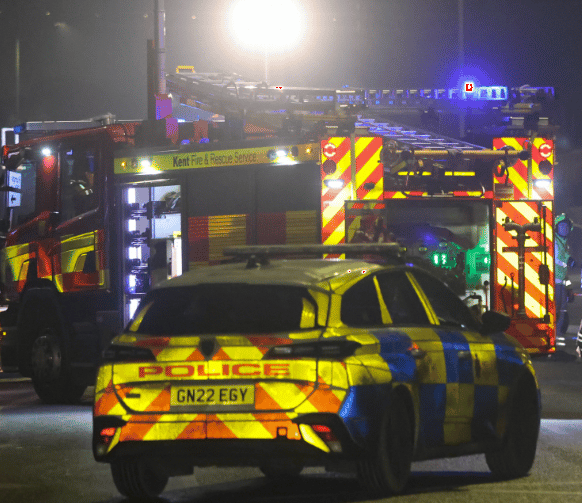 Two-Car Collision Closes A20 Roundhill Tunnel in Kent