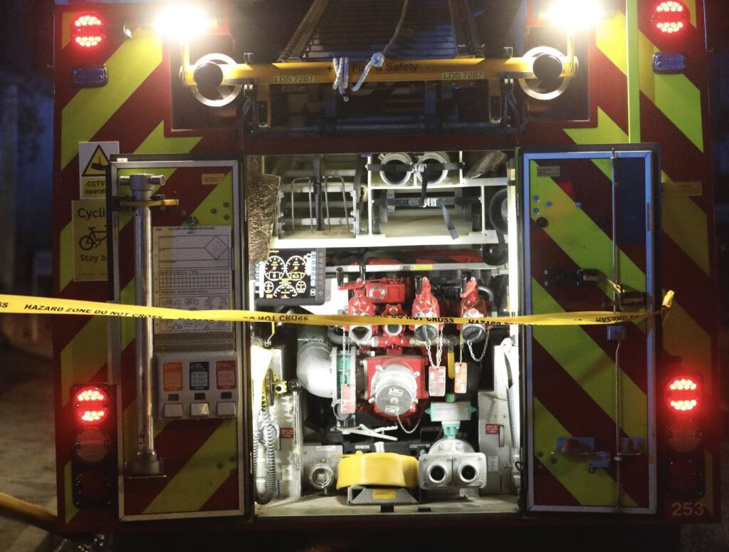 Child Rescued from Burning Flat in Leyton