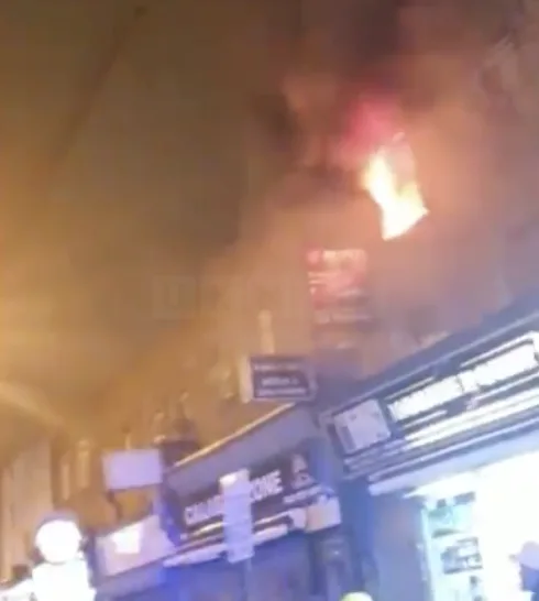Major Fire Breaks Out on Kilburn High Road, North London