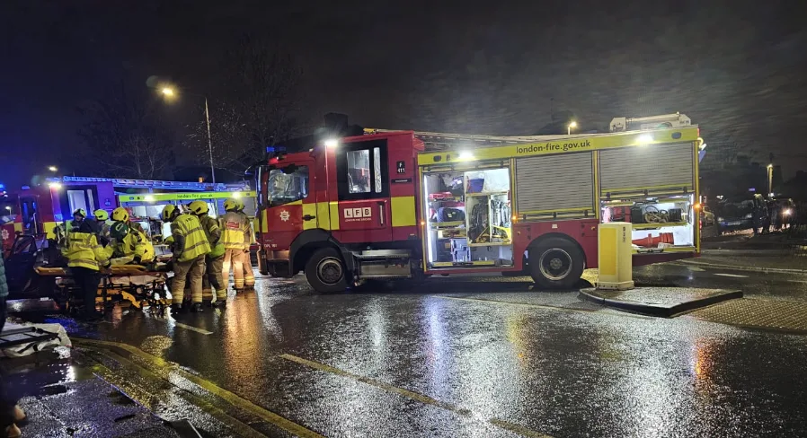 Road Remains Closed After Single-Vehicle Collision on Wood Lane, Dagenham