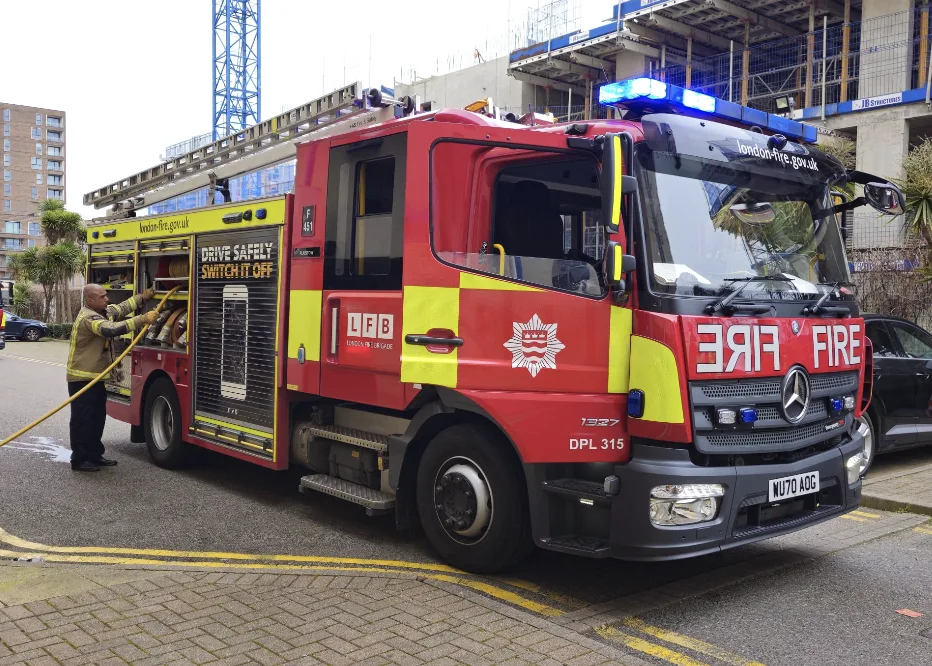 Fire Erupts in Silvertown Apartment Block – Emergency Services Responding