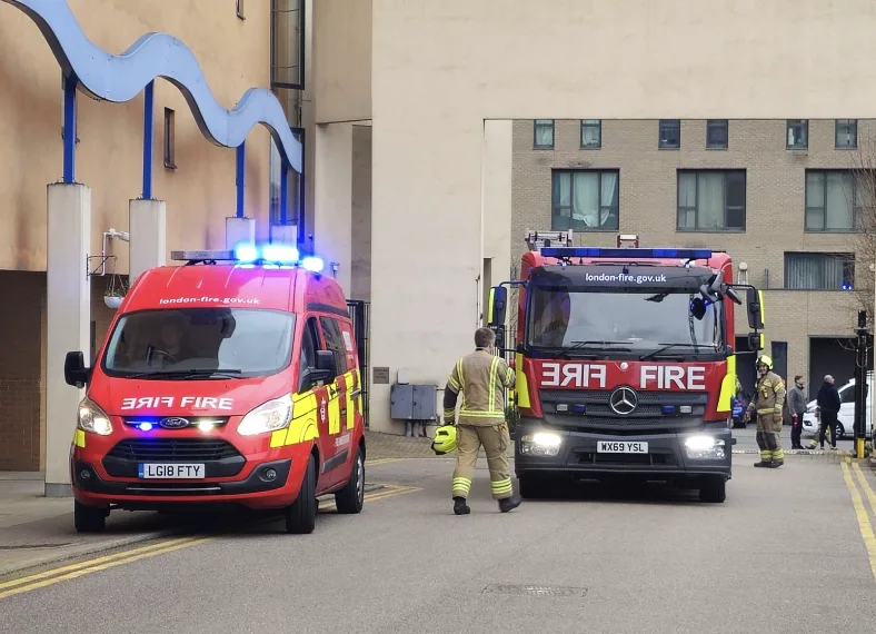 Fire Erupts in Silvertown Apartment Block – Emergency Services Responding