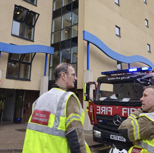 Fire Erupts in Silvertown Apartment Block – Emergency Services Responding