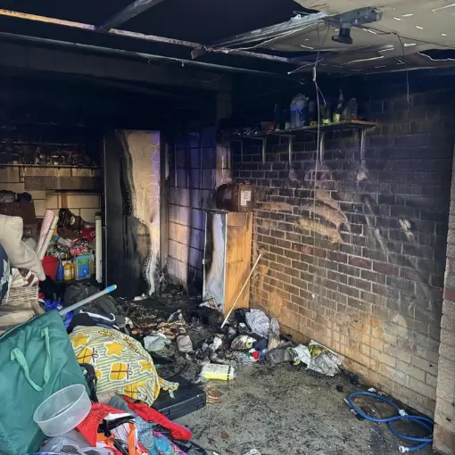 Garage Fire in Maldon Caused by Tumble Dryer