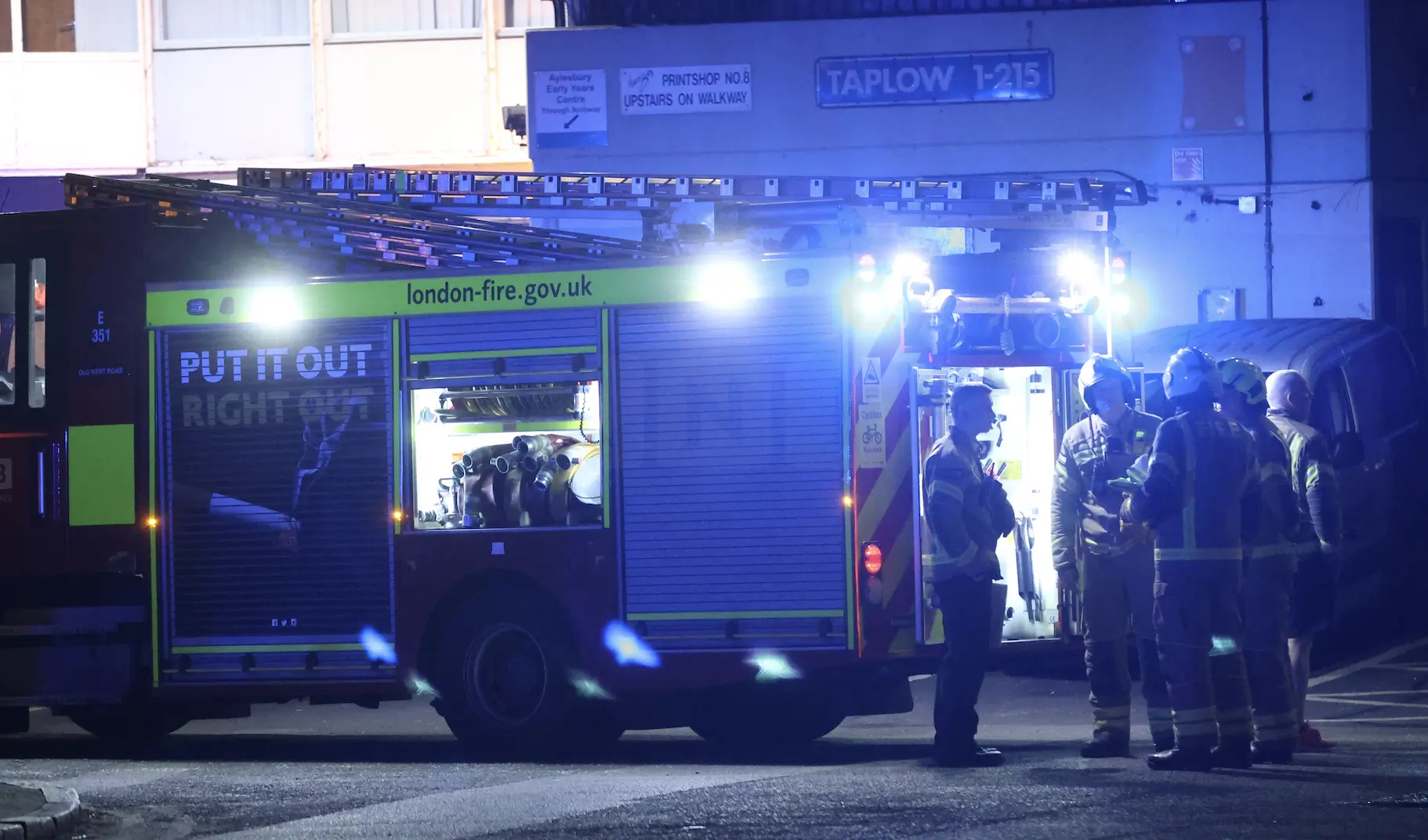 Investigation Launched After Fire Outside 12th-Floor Flat in London Tower Block