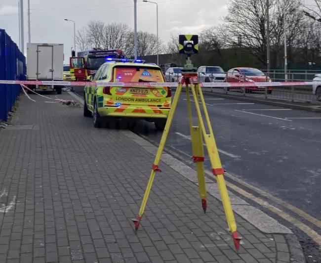 Pedestrian Hospitalised After Van Mounts Pavement In Dagenham Pedestrian Hospitalised After Van Mounts Pavement in Dagenham