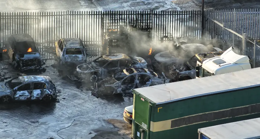 A249 Detling Hill Reopens After ‘Explosion’ and Major Fire at Detling Aerodrome Industrial Estate