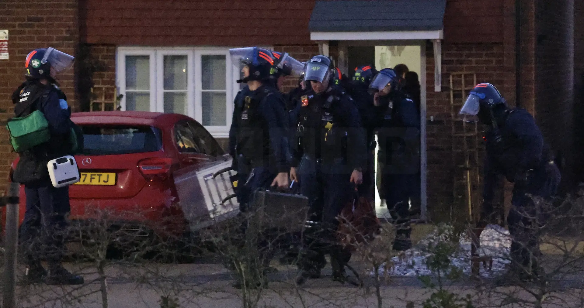 Specialist TSG Officers Conduct Early Morning Raids at Tadworth Property