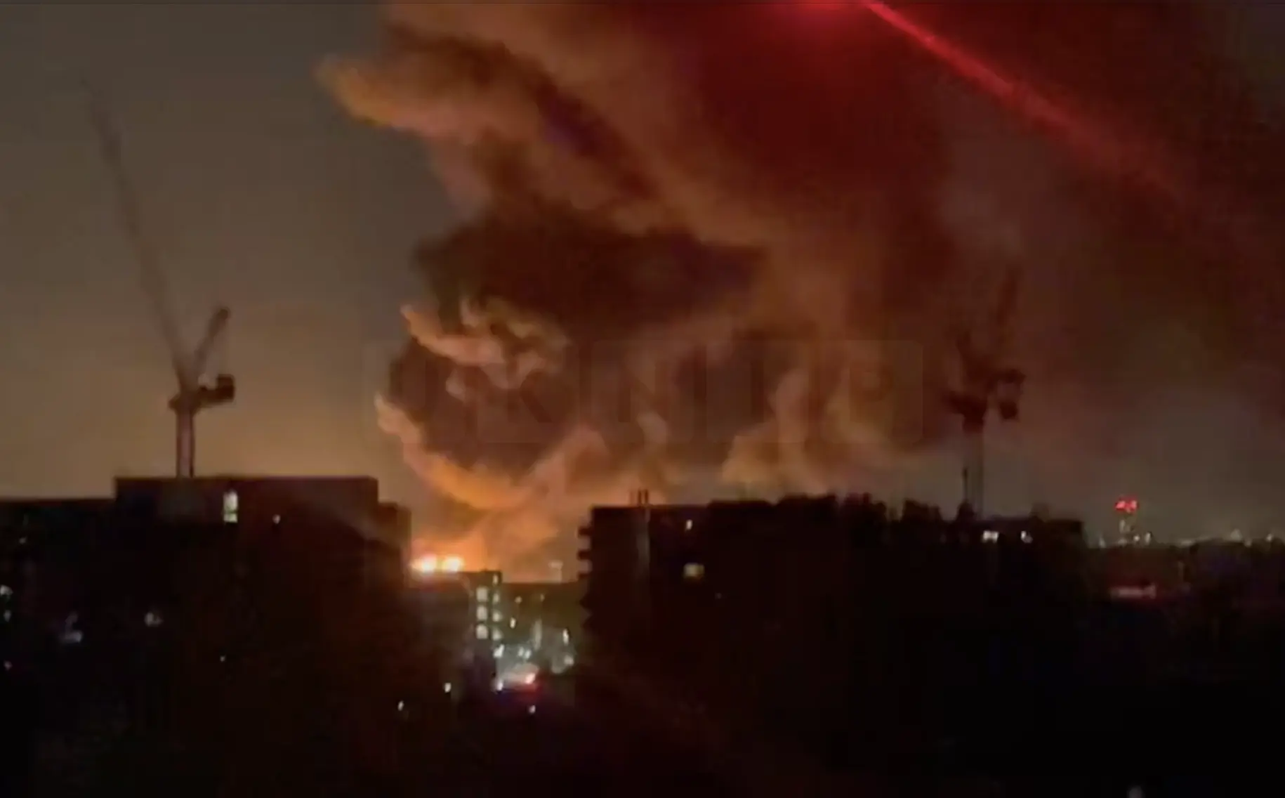 Explosion and Major Fire at Power Station Sparks Large Emergency Response