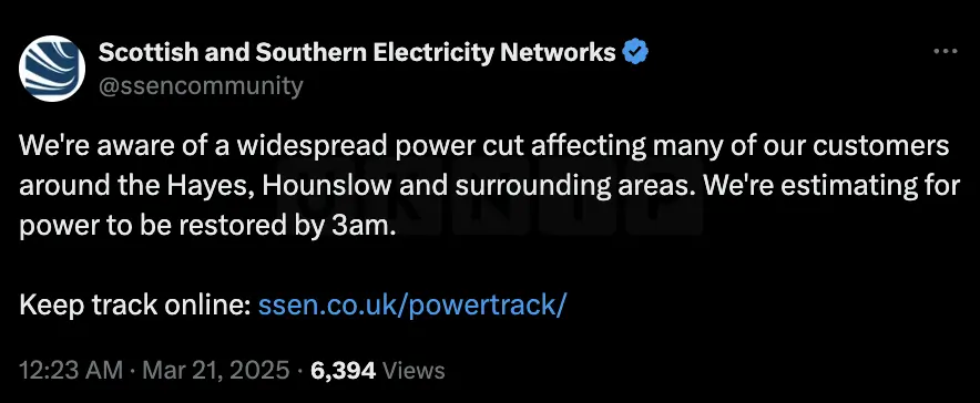 Homes Evacuated And 17,000 Left Without Power In Substation Fire Horror Homes Evacuated and 17,000 Left Without Power in Substation Fire Horror