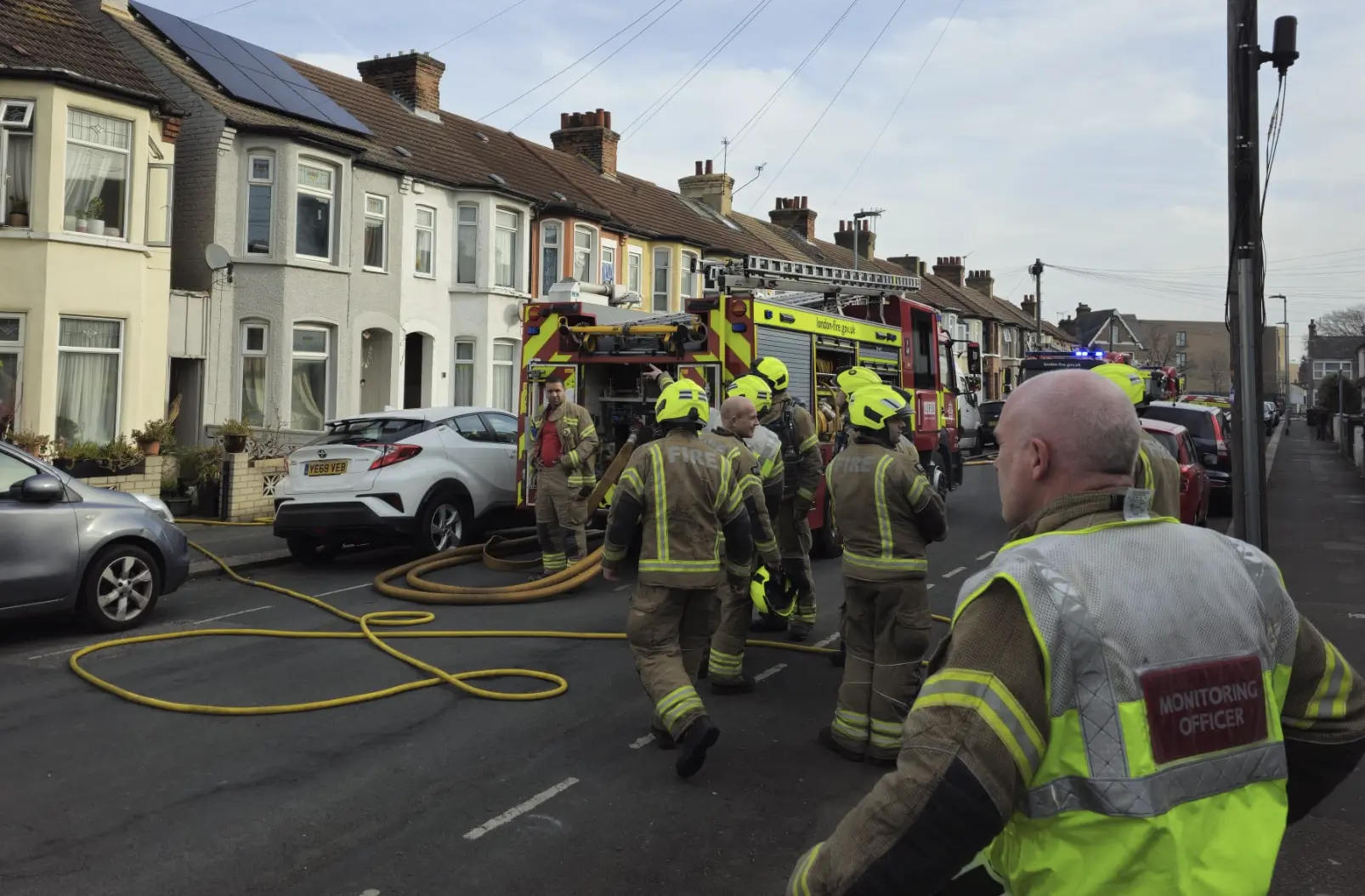 Fire Crews Tackle Blaze On Kennedy Road, Barking Fire Crews Tackle Blaze on Kennedy Road, Barking