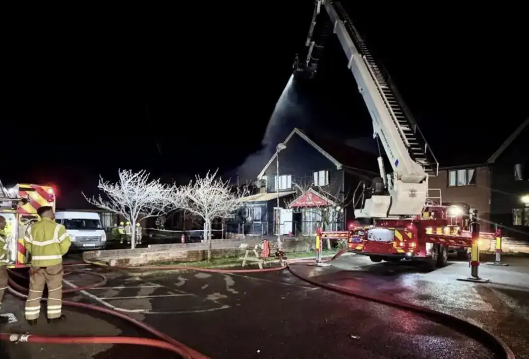 Firefighters Tackle Major Blaze at Hotel Near North Weald
