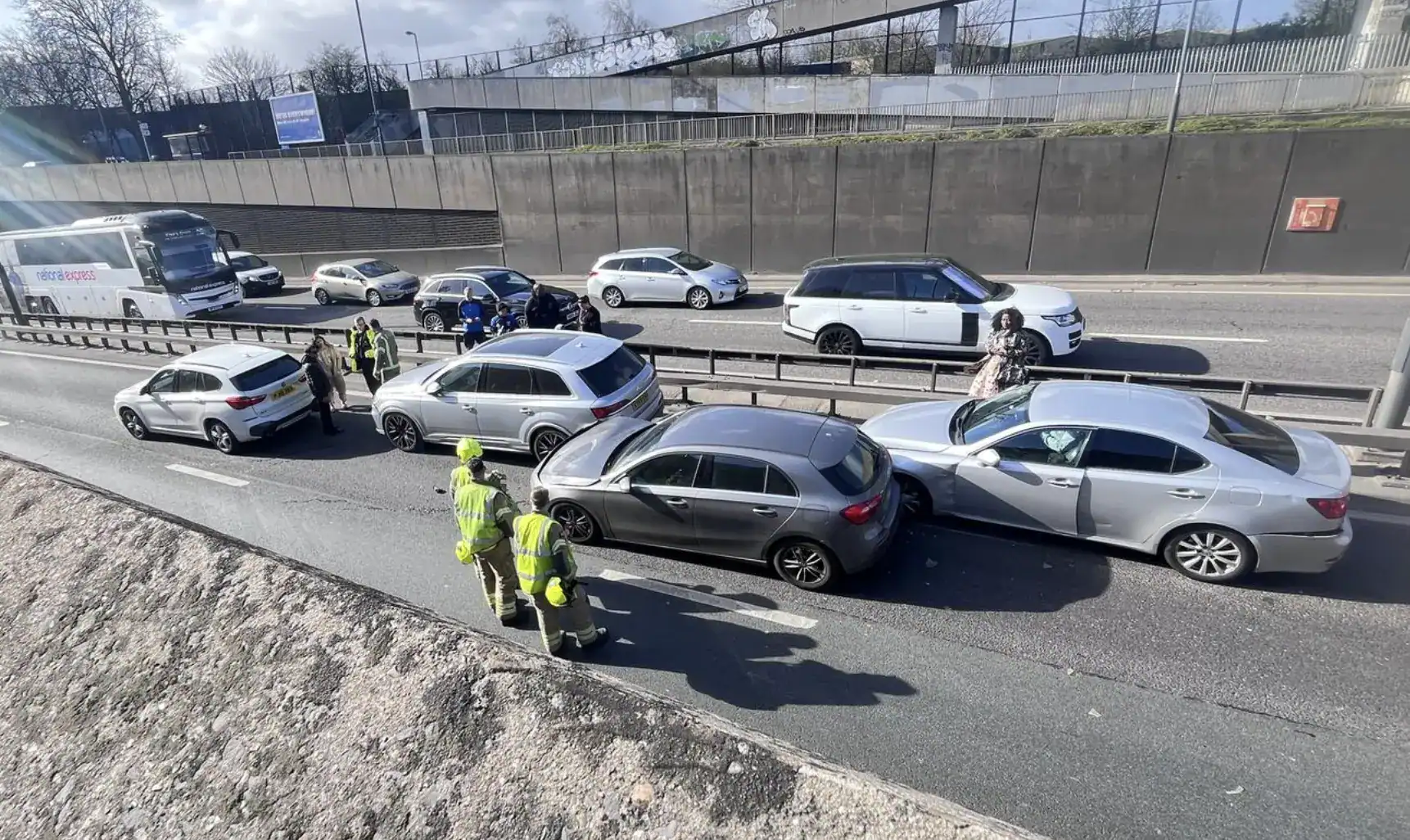 Two-Car Collision on Southend Road, Walthamstow Causes Traffic Disruption