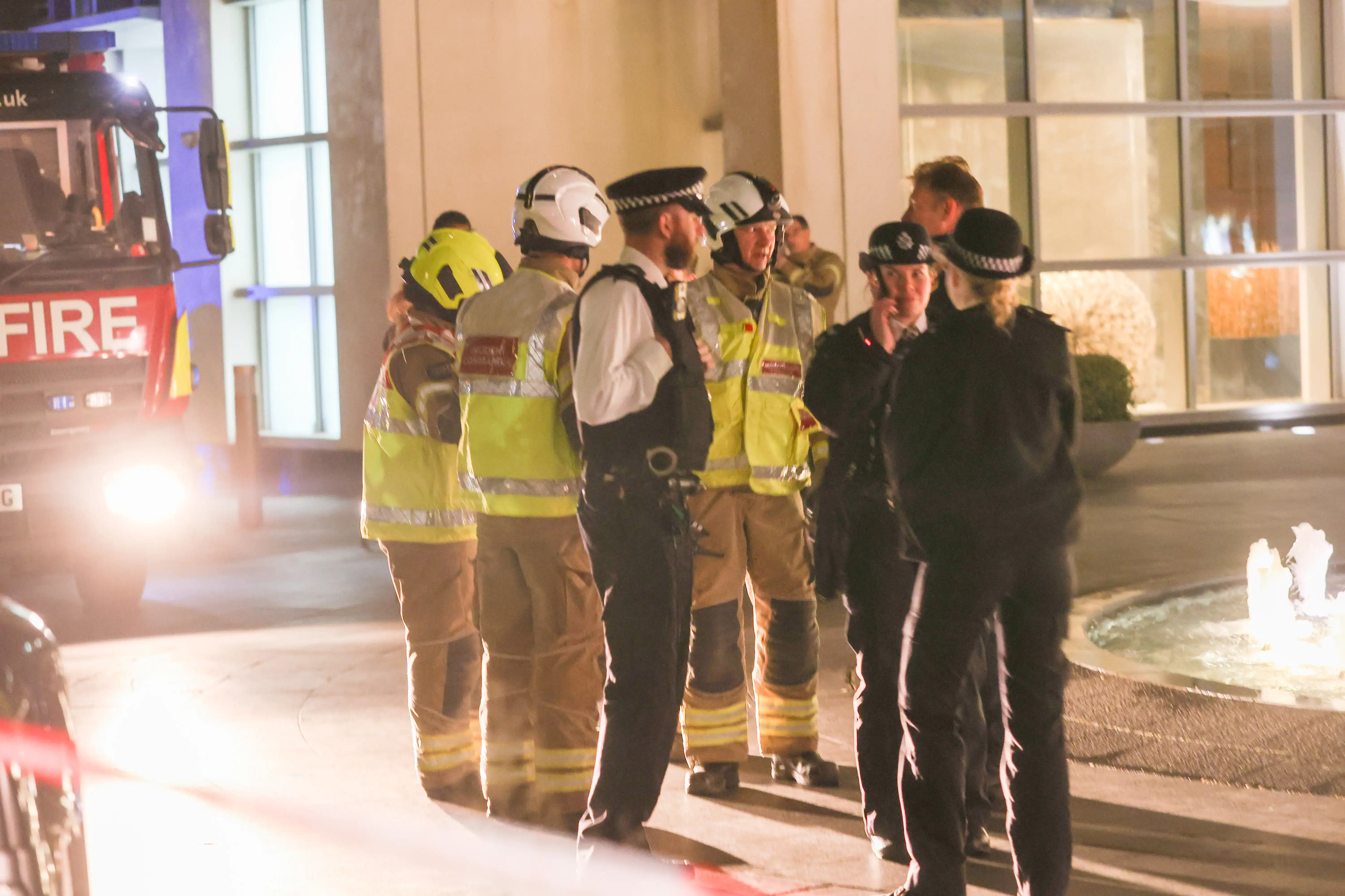 Fire at Pan Peninsula Tower in London on the  6th Floor