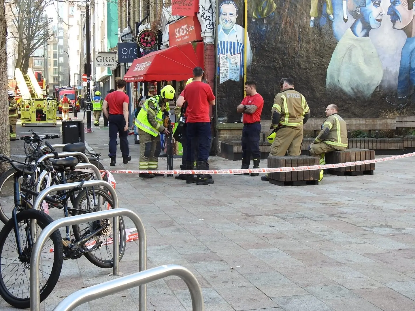 Fire in Fitzrovia Sends Smoke Across Central London