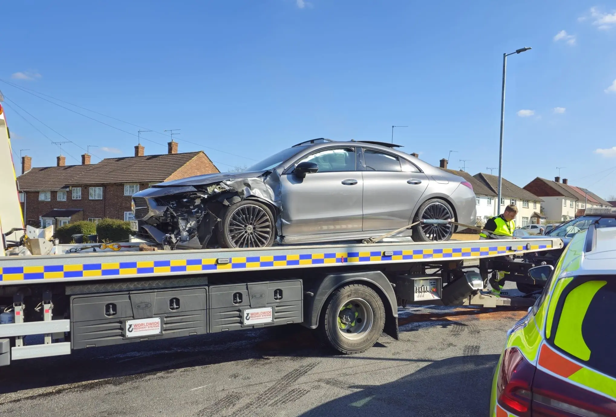 Crash on Rectory Lane Sparks Safety Concerns After Loud Bang Heard by Residents