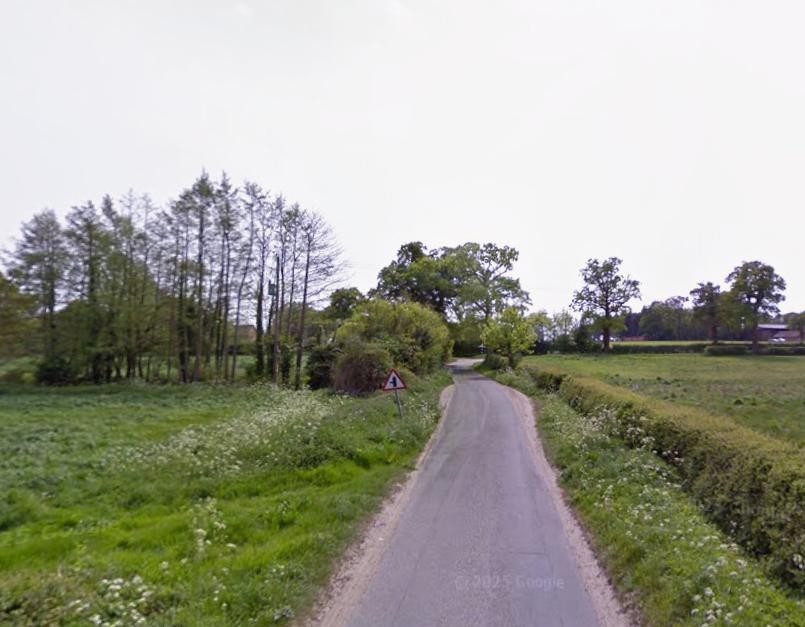 A cyclist has died in a suspected hit-and-run incident