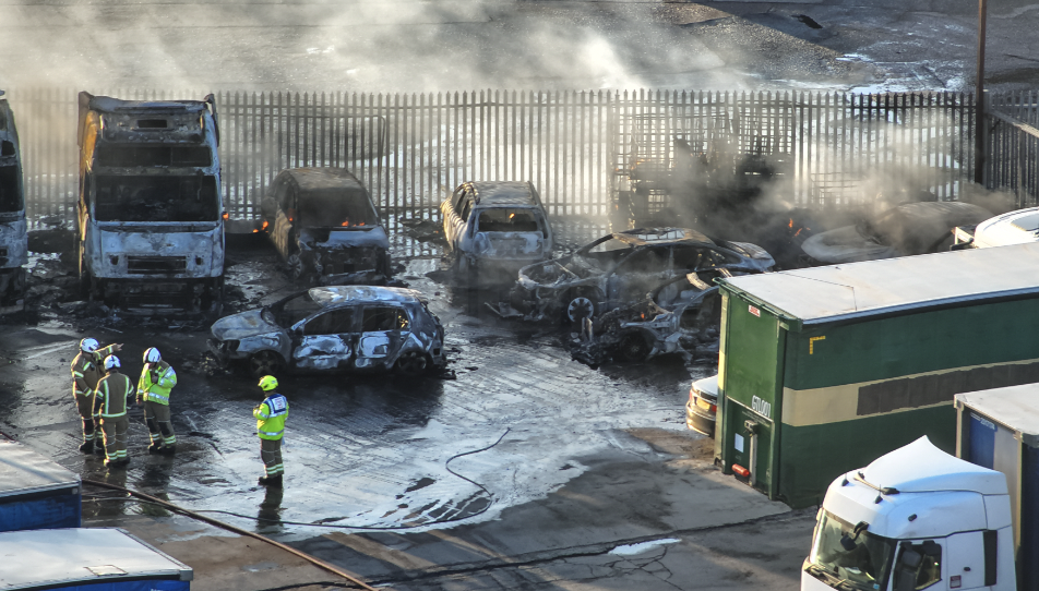 A249 Detling Hill Reopens After ‘Explosion’ and Major Fire at Detling Aerodrome Industrial Estate