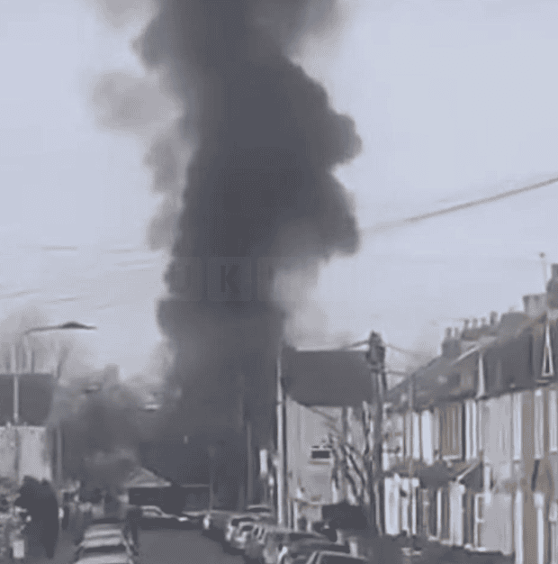 Blaze Rips Through Ilford Office Property as Smoke Cloud Seen for Miles