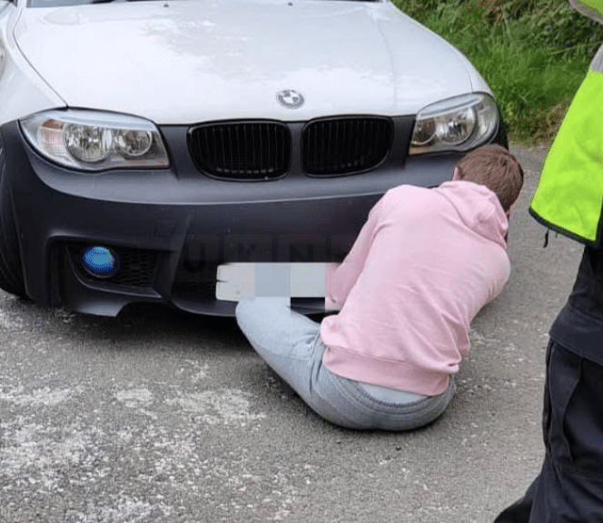 BMW Driver Pulled Over on A57 for Missing Number Plate — Found with Three Bald Tyres