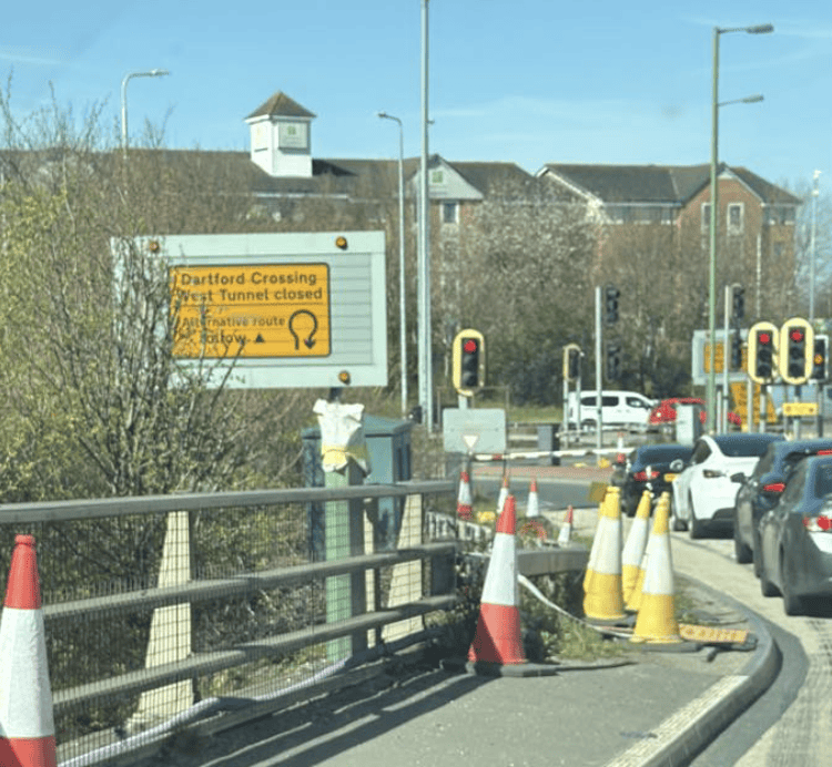 Dartford Crossing Traffic Delays After Crash Closes Tunnels