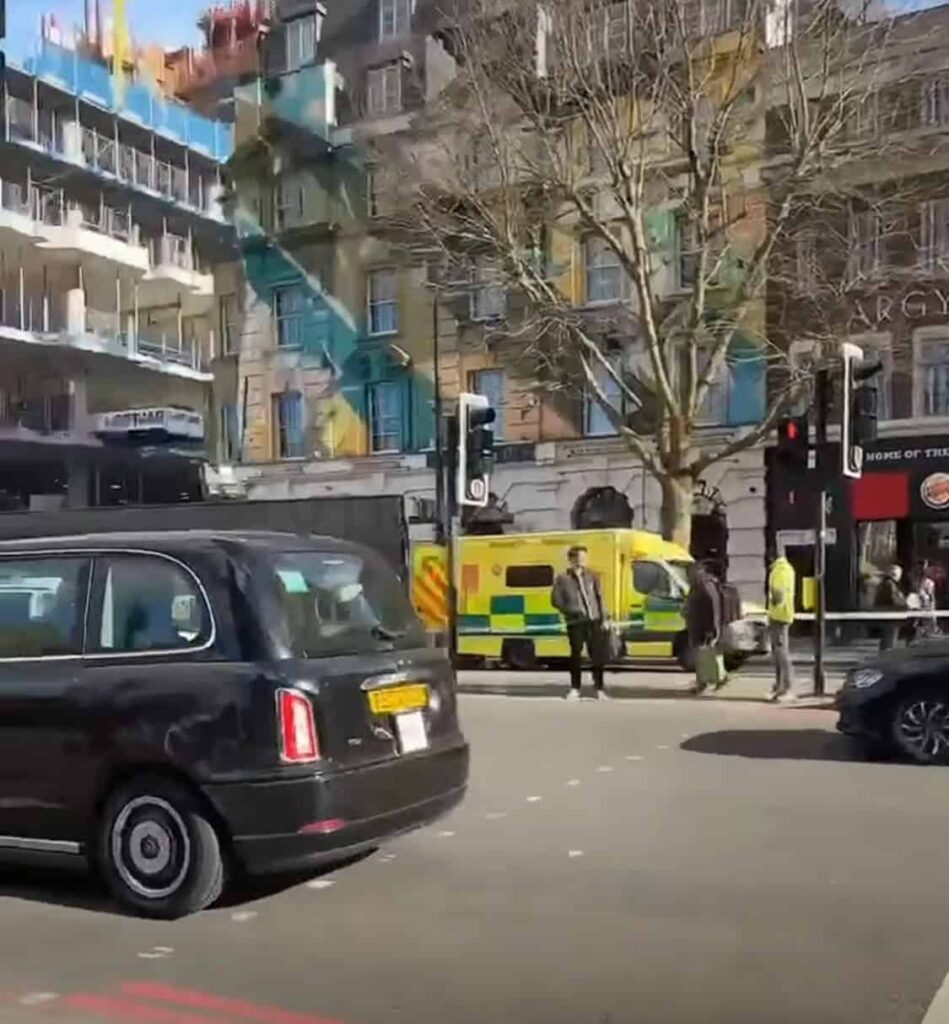 Emergency Services Respond to Traffic Collision on Euston Road, WC1