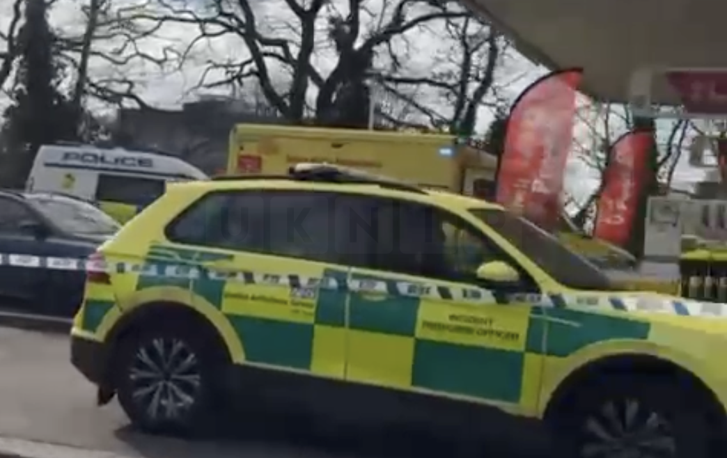 Emergency Services Rush to Serious Incident at Shell Petrol Station on Crystal Palace Parade Sydenham