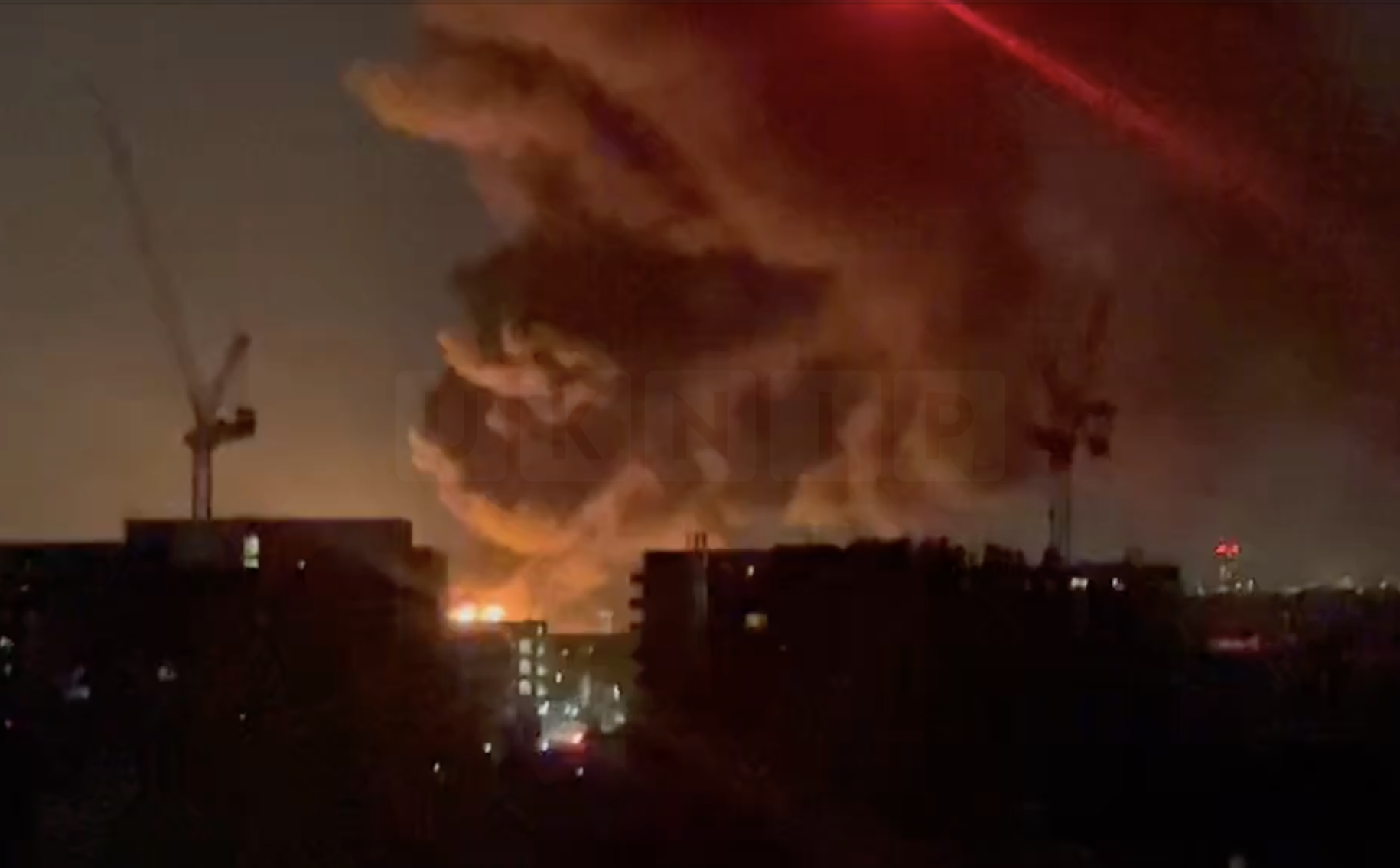 Explosion and Major Fire at Power Station Sparks Large Emergency Response