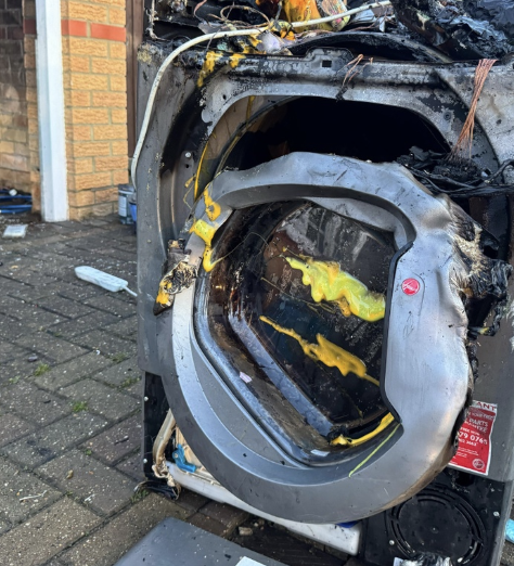 Garage Fire in Maldon Caused by Tumble Dryer