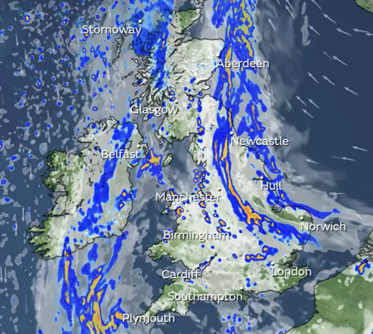 Hail, Thunderstorms and Nine Hours of Rain Set to Soak UK After 21°C Spring Heatwave, Warns Met Office