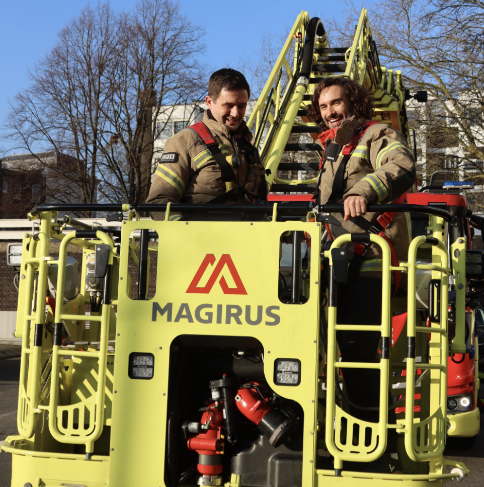 Joe Wicks Visits Paddington Fire Station for Fitness and Mental Health Event