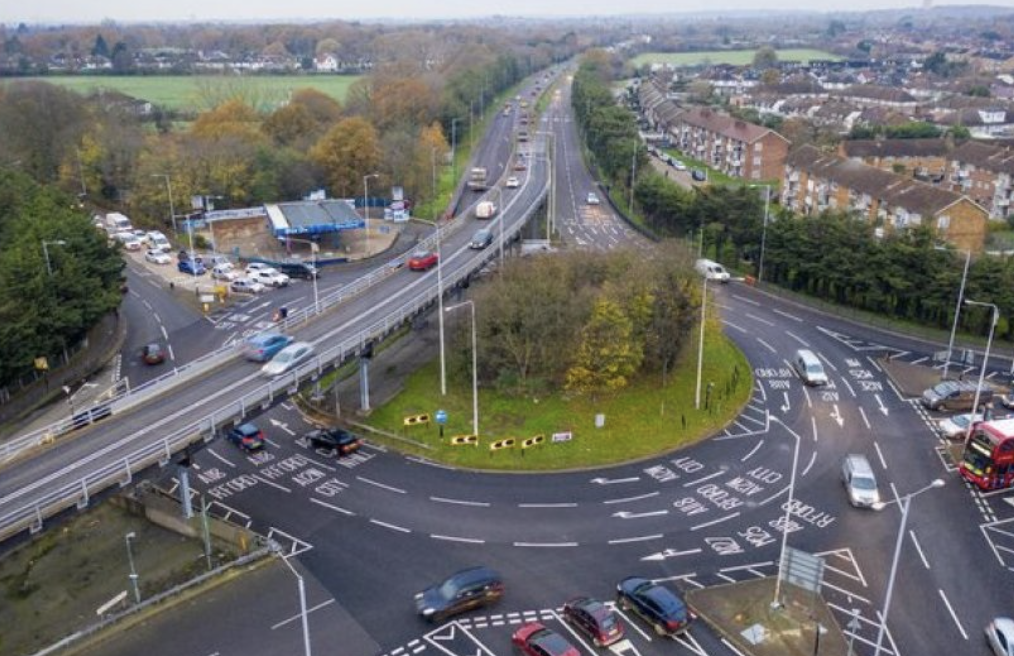 Lane Closures at Gallows Corner Flyover for TfL Safety Upgrades