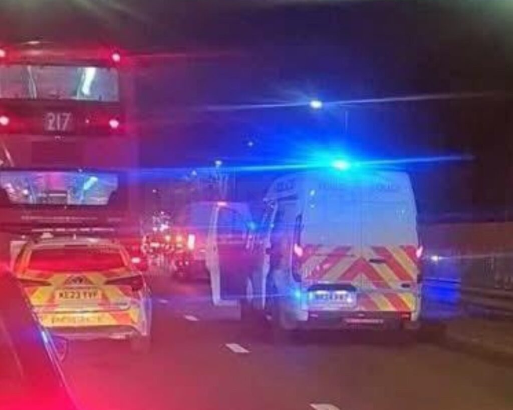 Major Accident on A10 Southbound Great Cambridge Road: Motorists Advised to Avoid Area
