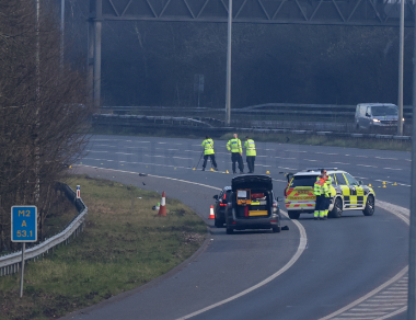 Motorcyclist dies after colliding with McLaren supercar in hit-and-run crash on M2