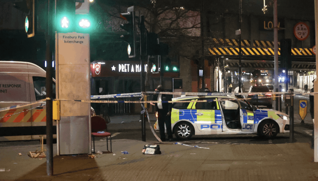 Pensioner Rushed to Hospital After Violent Gang Clash at Finsbury Park Bus Station