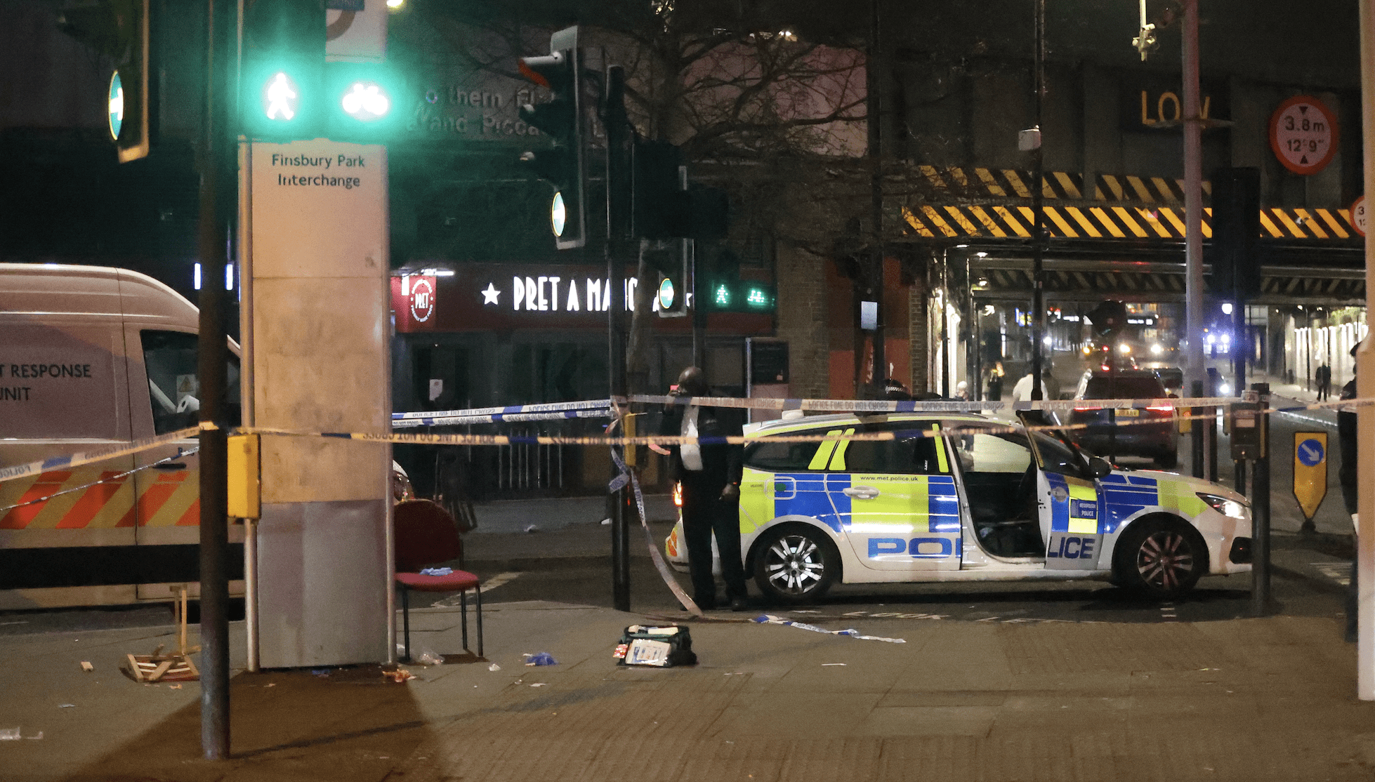 Pensioner Rushed to Hospital After Violent Gang Clash at Finsbury Park Bus Station