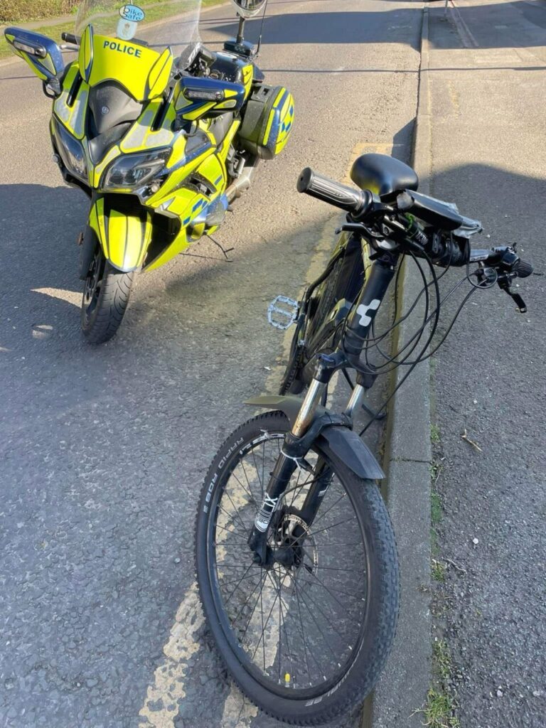 Rider Caught Pedalling at 30mph on Illegal Modified E-Bike in Northamptonshire