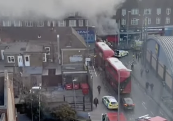 Ripple Road in Barking Shut Due to Fire