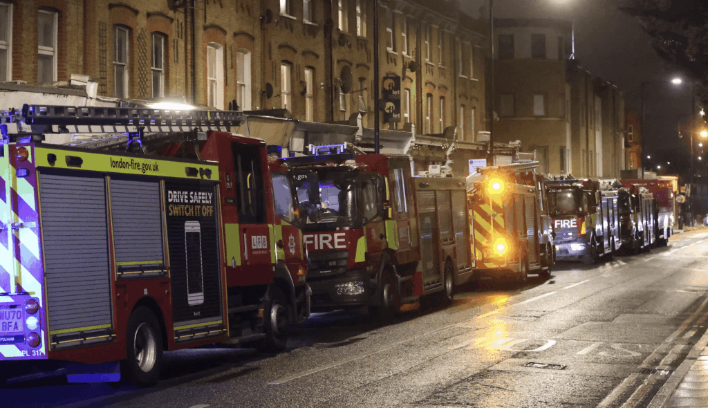 Six Fire Engines Rush to Blaze at £2.2 Million Property in Putney