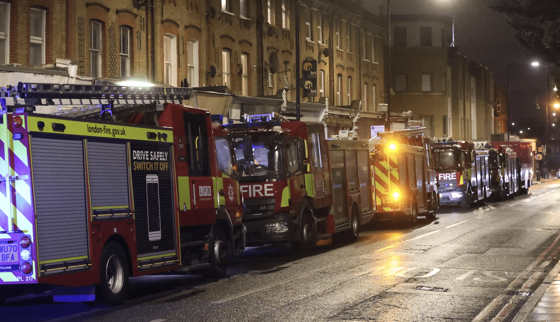 Six Fire Engines Rush to Blaze at £2.2 Million Property in Putney