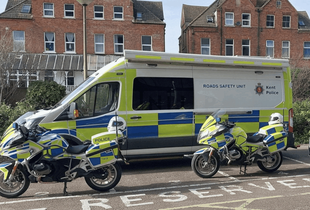 Three Arrested and 26 Traffic Offences Recorded During Folkestone Roads Crackdown