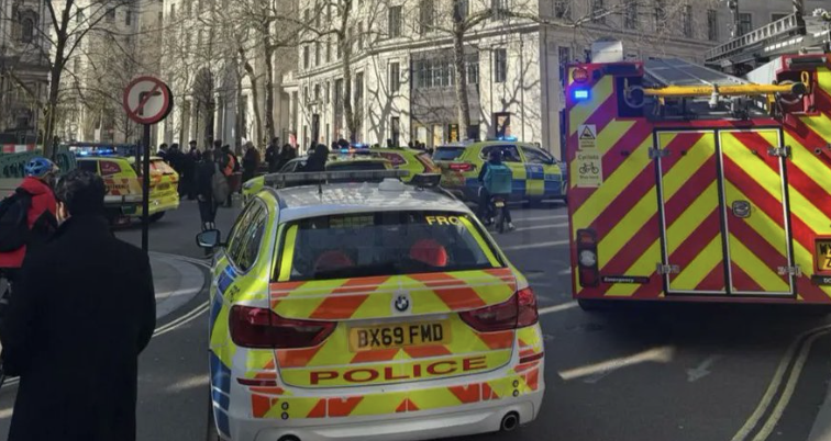 Van hits pedestrians on the Strand in London — one feared dead, another fights for life