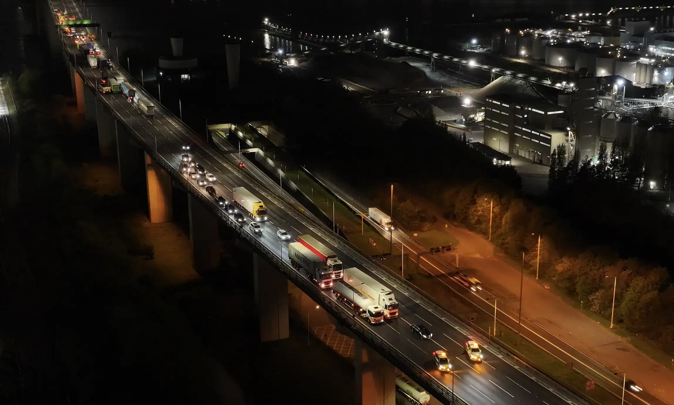 Breaking: Traffic being held on M25 QE2 Bridge Due to Police Incident