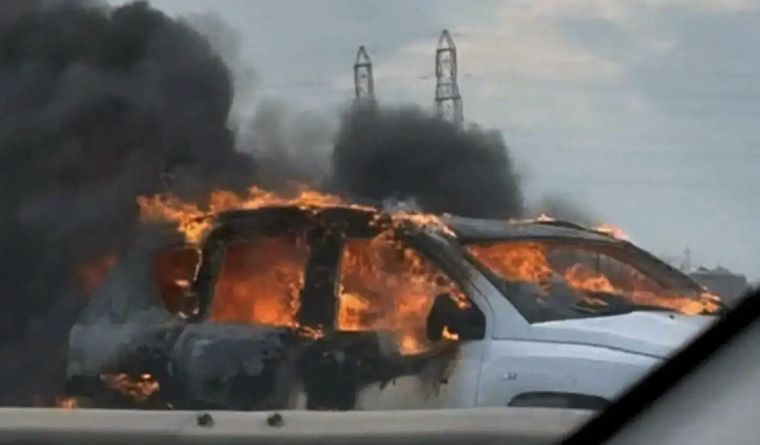 Sheppey Crossing Reopens After Car Fire Causes Full Closure of A249