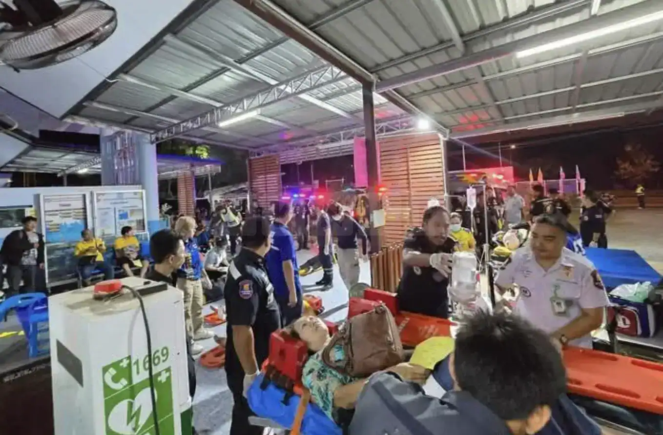 Seven Dead, 53 Injured in Fiery Bus Collision in Thailand