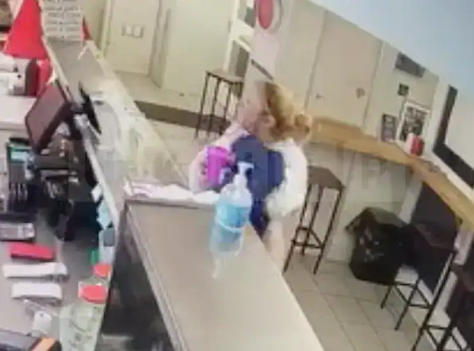 Outrage as Woman Caught on CCTV Stealing Charity Box from Stirling Chip Shop